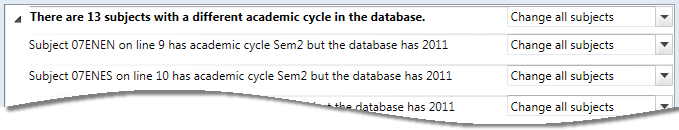 CSV ImportWrongCycle