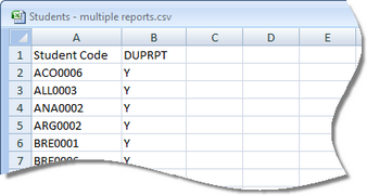 Set CustomCSVFile