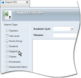 CSV ImportStep1