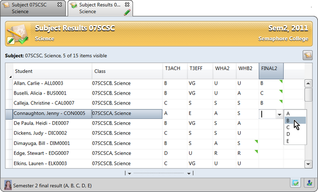 Ent SubjectResultsWindow