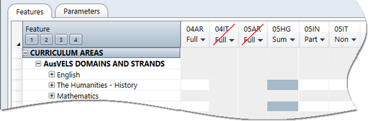 Subjects without generated selections may be removed from a Quick Setup instance via the right-click context menu