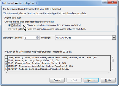 CSV ExcelWizard1