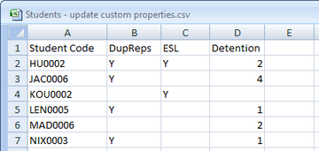 CSV ImportBulkMissingData